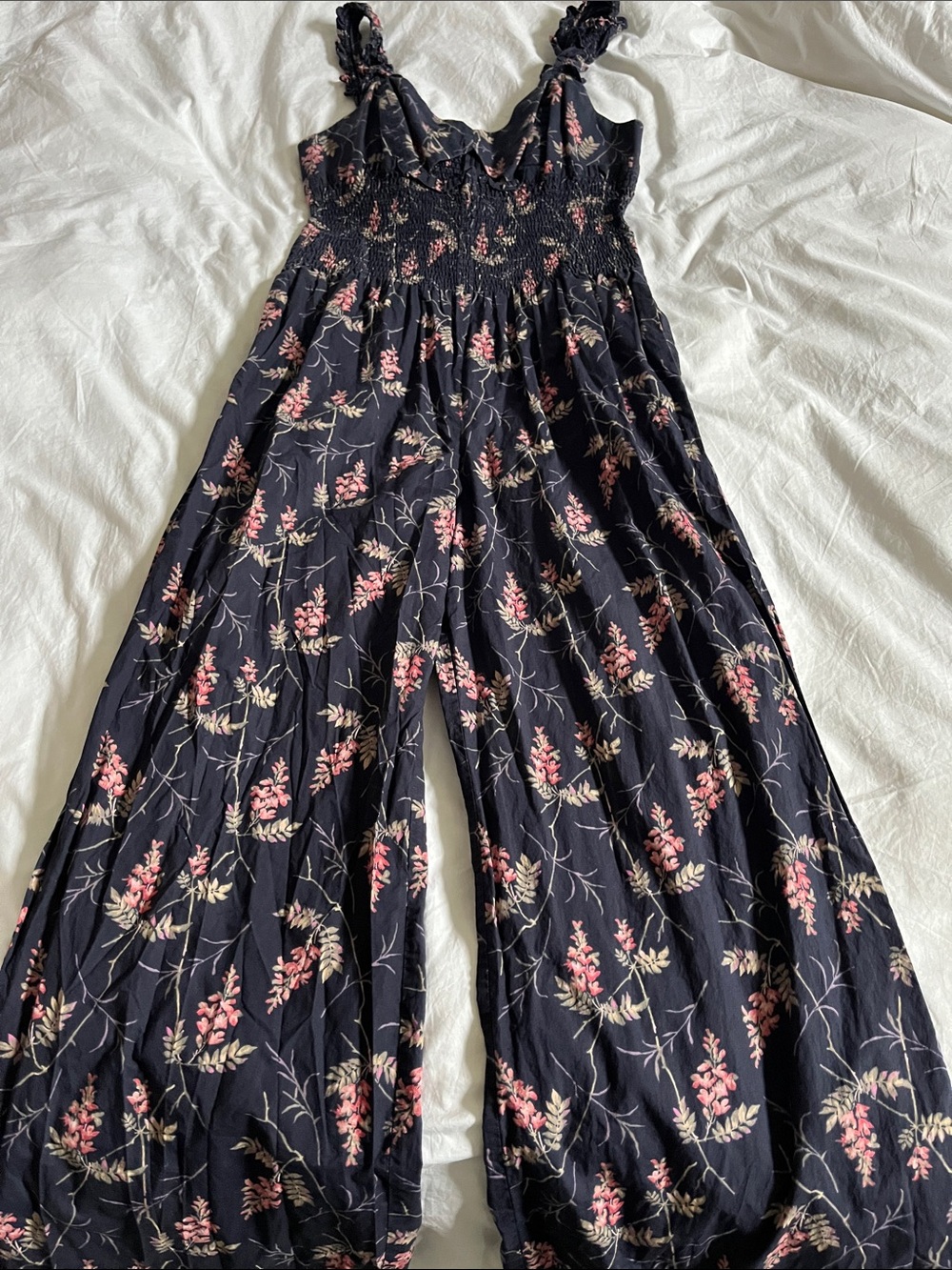 Rebecca Taylor Sleeveless Ivie Floral Jumpsuit Size 10